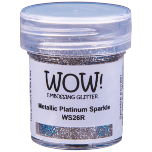 WOW! - Embossing Glitter - Metallic Platinum Sparkle - WS26
