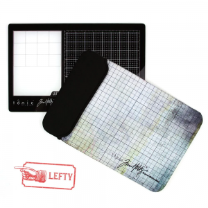 Tim Holtz - Tonic Studios Travel Glass Media Mat - Left Handed - 2632e