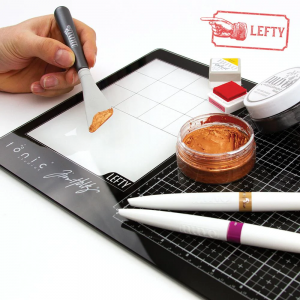 Tim Holtz - Tonic Studios Travel Glass Media Mat - Left Handed - 2632e