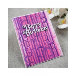 Creative Expressions -  Looping Through DL Stencil 4 in x 8 in (10.0 x 20.3 cm) - CEST089