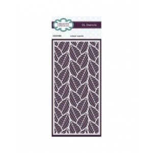 Creative Expressions -  Linear Leaves DL Stencil 4 in x 8 in (10.0 x 20.3 cm) - CEST098