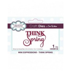 Creative Expressions - Sue Wilson Think Spring Craft Die - CEDME136