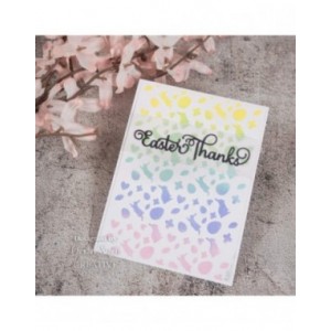Creative Expressions - Happy Hopping DL Stencil 4 in x 8 in (10.0 x 20.3 cm) - CEST102