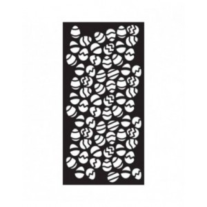Creative Expressions - Egg Stravaganza DL Stencil 4 in x 8 in (10.0 x 20.3 cm) - CEST103