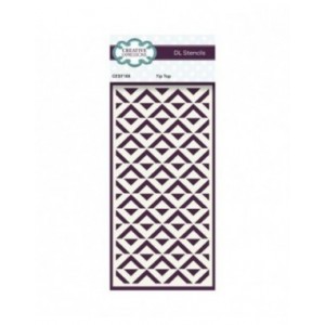 Creative Expressions - Tip Top DL Stencil 4 in x 8 in (10.0 x 20.3 cm) - CEST108