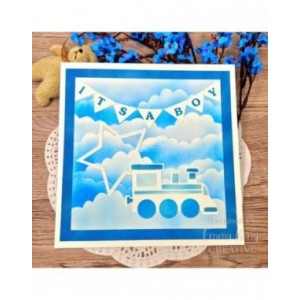 Creative Expressions - Sue Wilson Mini Bunting Alphabet 6 in x 8 in Clear Stamp Set - CEC1022