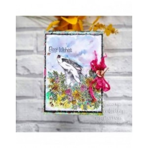 Creative Expressions - Designer Boutique Floral Wishes 6 in x 4 in Stamp Set - UMSDB154