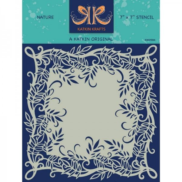 Katkin Krafts - Nature 7 in x 7 in Stencil - KKST004