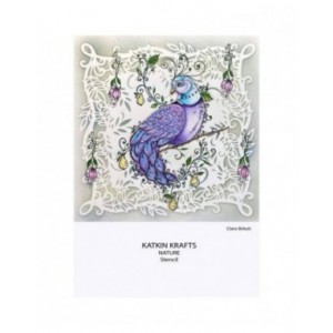 Katkin Krafts - Nature 7 in x 7 in Stencil - KKST004
