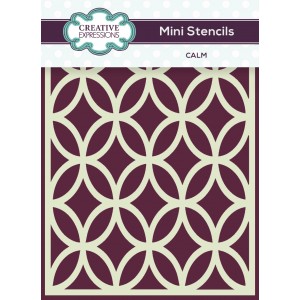 Creative Expressions - Mini Stencil Calm 4 in x 3 in - CEMSCALM