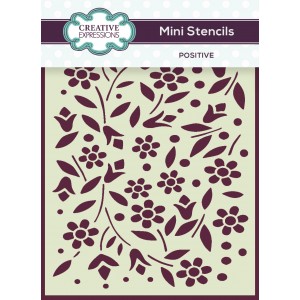 Creative Expressions - Mini Stencil Positive 4 in x 3 in - CEMSPOS