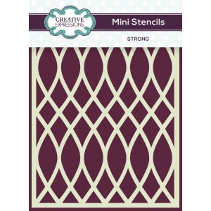 Creative Expressions - Mini Stencil Strong 4 in x 3 in - CEMSSTRONG