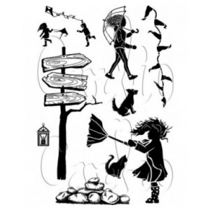 Card-io - The Way the Wind Blows Clear Stamp Set - CCSTWAY-01