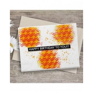 Creative Expressions - Hidden Cubes Mini Triple Layering Stencil 4 in x 3 in Set of 3 - CEMLSCUBE
