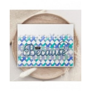 Creative Expressions - Interlocking Squares Mini Triple Layering Stencil 4 in x 3 in Set of 3 - CEMLSINT