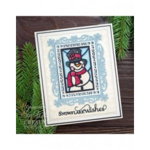 Creative Expressions - Sue Wilson Festive Snowflake Wishes Craft Die - CEDME138