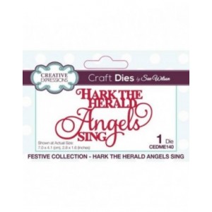 Creative Expressions - Sue Wilson Festive Hark The Herald Angels Sing Craft Die - CEDME140
