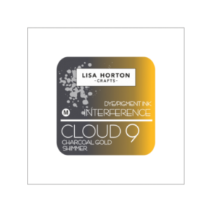 Lisa Horton - Metallic Interference Ink - Charcoal Gold Shimmer - LHCIP081