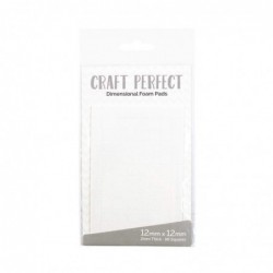 CRAFT PERFECT - Adhesives - Dimensional Foam Pads - 12mm (96 pads) - 9751e