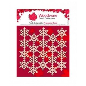 Woodware - Snowflake Screen 6 in x 6 in Mask - FRST079