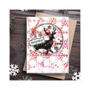 Woodware - Snowflake Screen 6 in x 6 in Mask - FRST079