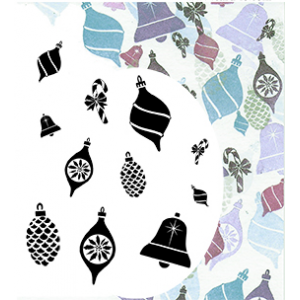 Card-io - Vintage Baubles - Majestix Clear Stamp Set - MAVI-03