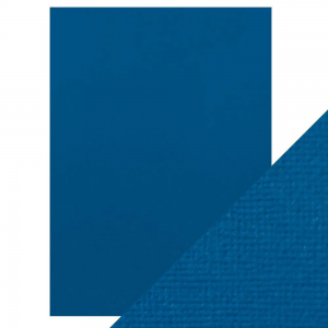 Craft Perfect - Classic Card - French Blue - Weave Textured - A4 (10/PK) - 9047e