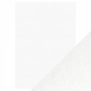 Craft Perfect - Pearlescent Card - Pearl White - A4 (5/PK) - 9497e