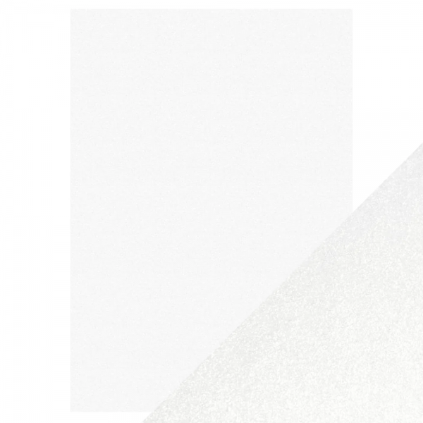 Craft Perfect - Pearlescent Card - Pearl White - A4 (5/PK) - 9497e