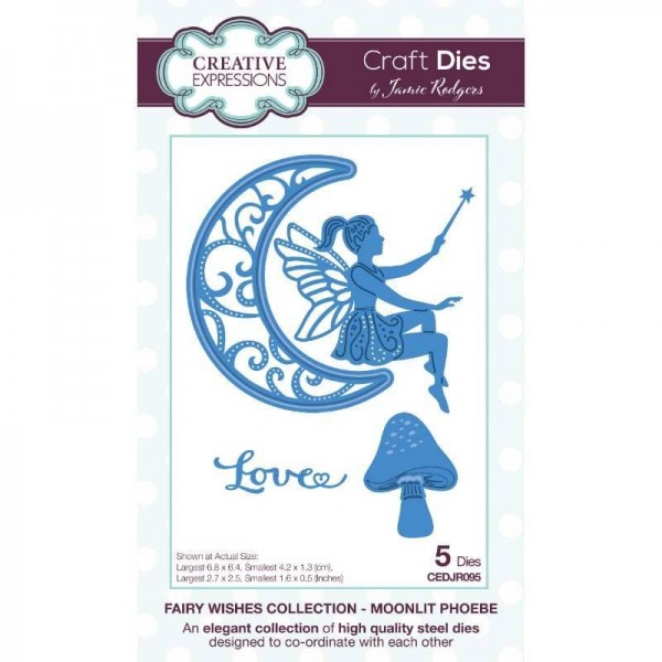 Creative Expressions - Jamie Rodgers Fairy Wishes Moonlit Phoebe Craft Die - CEDJR095