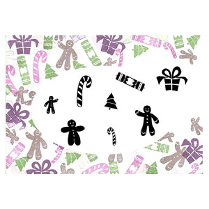 Card-io - Christmas Treats - Majestix Clear Stamp Set - MACH-01