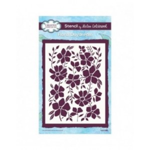 Creative Expressions - Helen Colebrook Floral Daydream 7 in x 5 in Stencil - CEST086