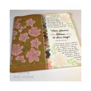 Creative Expressions - Helen Colebrook Floral Daydream 7 in x 5 in Stencil - CEST086