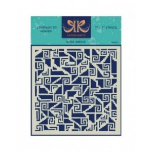 Katkin Krafts - Stairway To Heaven 7 in x 7 in Stencil - KKST011