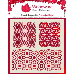Woodware -  Kasbah 6 in x 6 in Stencil - FRST083