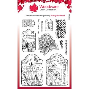 Woodware - Garden Tags 6 in x 8 in Stamp - FRB006