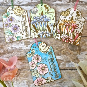 Woodware - Garden Tags 6 in x 8 in Stamp - FRB006