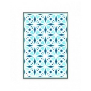 Sizzix - A6 Layered Stencils 4PK - Geo Crystals - 666530
