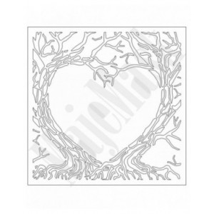 Card-io - MajeMask Stencil - Entwined Trees Majemask Stencil - STEN-01
