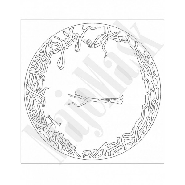 Card-io - MajeMask Stencil - Woodland Hollow Majemask Stencil - STWO-02