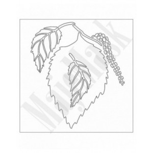 Card-io - MajeMask Stencil - Birch Leaf Majemask Stencil - STBI-01