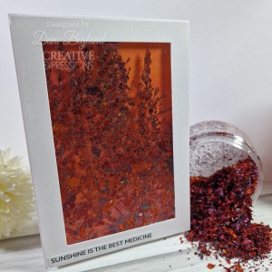 Cosmic Shimmer - Gilding Flakes Pink Sunset 100ml - CSGFSUNSET