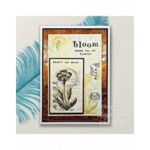 Creative Expressions - Sam Poole Texture 4 in x 6 in Pre Cut Rubber Stamp  - CER060