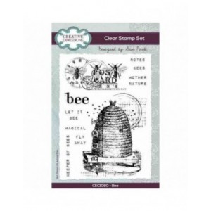 Creative Expressions - Sam Poole Bee 4 in x 6 in Clear Stamp Set - CEC1080