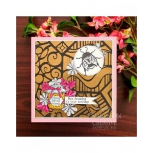 Creative Expressions - Designs by Dora Honeycomb 6 in x 6 in Stencil - CEST160