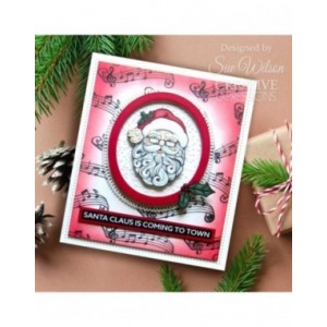 Creative Expressions -  Santa 6 in x 8 in Clear Stamp Set - CEC1102