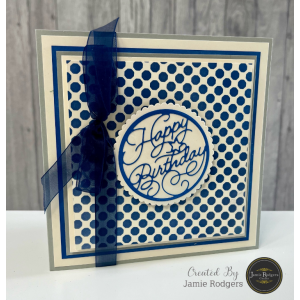 Jamie Rodgers Crafts - Octagon Trellis Stencil - 8" x 8 - JRCST0011