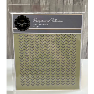 Jamie Rodgers Crafts - Direction Stencil - 8" x 8 - JRCST0012