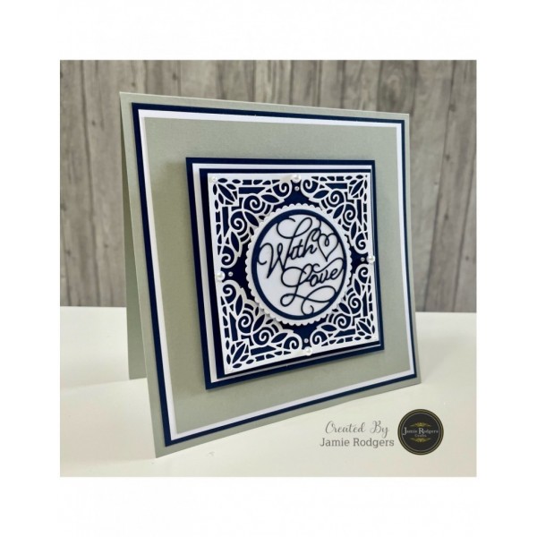 Jamie Rodgers Crafts - With Love Circle - Sentiment Collection - JRCD0008