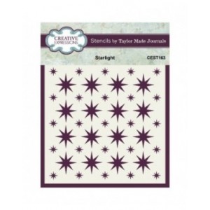 Creative Expressions - Taylor Made Journals Starlight 6 in x 6 in Stencil - CEST163